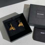 Uubags YSL Cassandre berry charm hoop earrings in metal - 2