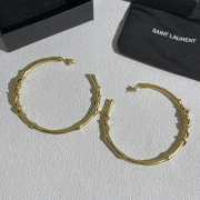 Uubags YSL Cassandre mulberry hoop earrings in metal - 1