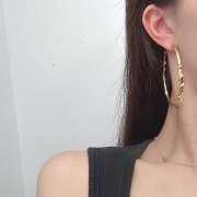 Uubags YSL Cassandre mulberry hoop earrings in metal - 6