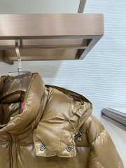 Uubags Moncler Maya Hooded Short Down Jacket In Brown - 5