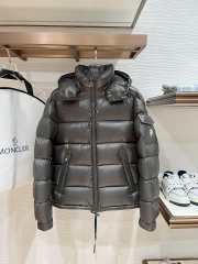 Uubags Moncler Maya Hooded Short Down Jacket In Dark Grey - 6