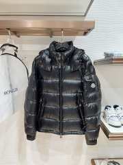 Uubags Moncler Maya Hooded Short Down Jacket In Black - 1