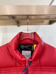 Uubags Moncler Red Short Down Puffer Jacket - 4