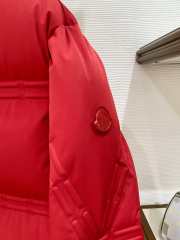 Uubags Moncler Red Short Down Puffer Jacket - 5