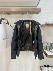 Uubags Moncler Black Short Down Puffer Jacket - 3