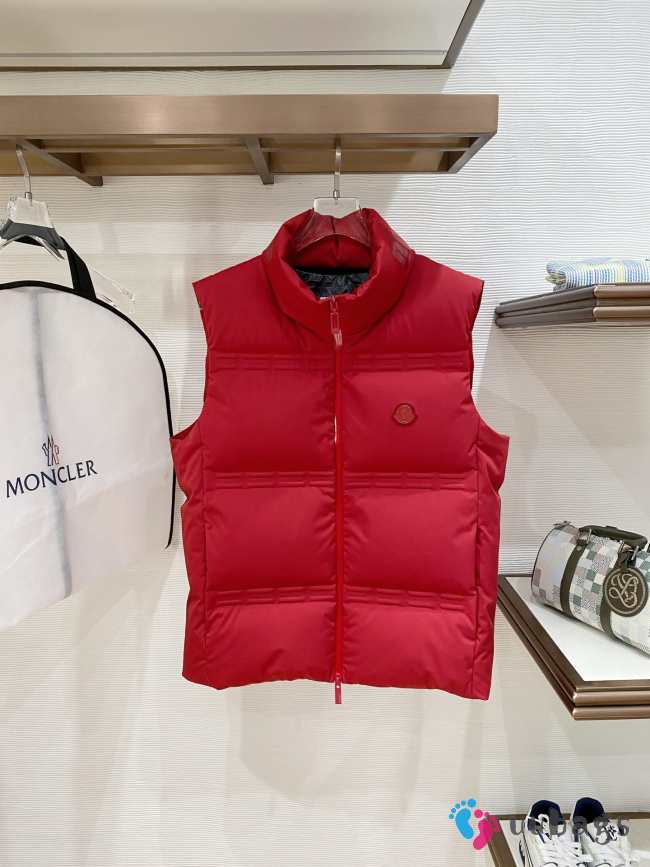 Uubags Moncler x A$AP Rocky Sparky Down Gilet In Red - 1