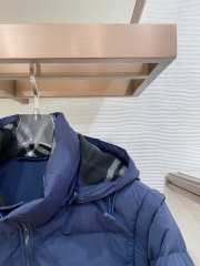 Uubags Burberry Detachable Sleeve Bideford Puffer Jacket In Blue - 3