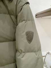 Uubags Burberry Detachable Sleeve Bideford Puffer Jacket In Khaki Green - 3