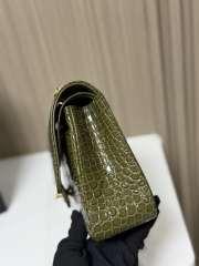 Uubags Chanel Medium Crocodile Embossed Calfskin & Gold-Tone Metal In Khaki 25.5x6.5x15.5cm - 5