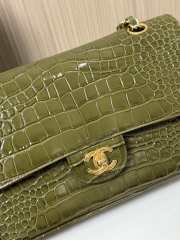 Uubags Chanel Medium Crocodile Embossed Calfskin & Gold-Tone Metal In Khaki 25.5x6.5x15.5cm - 2