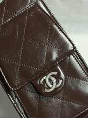 Uubags Chanel 25 Shiny Crumpled Calfskin & Silver-Tone Metal In Dark Brown 26x14x30cm - 2
