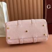 Uubags Gucci Ophidia Medium Boston Bag In Pink GG Canvas 30x16x20cm - 6