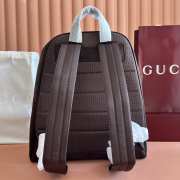 Uubags Gucci Ophidia Medium Backpack in Dark Brown Suede 36.5x41x18cm - 6