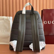 Uubags Gucci Ophidia Medium Backpack in Grey Suede 36.5x41x18cm - 6