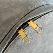 Uubags Gucci Ophidia Medium Backpack in Grey Suede 36.5x41x18cm - 4