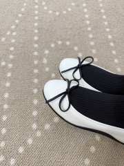 Uubags Chanel Sneakers Lamb & Mesh In Black & white 1cm - 3