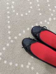 Uubags Chanel Sneakers Lamb & Mesh In Black & Red 1cm - 3