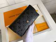 Uubags Louis Vuitton M62369 Emilie Wallet In Black 19x10x2cm - 3