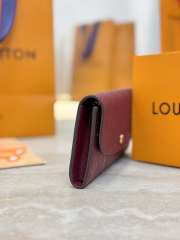 Uubags Louis Vuitton M62369 Emilie Wallet In Burgundy 19x10x2cm - 6