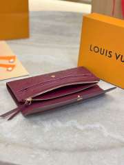 Uubags Louis Vuitton M62369 Emilie Wallet In Burgundy 19x10x2cm - 2