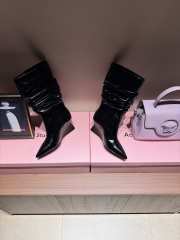 Uubags Balmain Wedge boots in black 7cm - 4