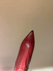 Uubags Balmain Wedge boots in burgundy 7cm - 6