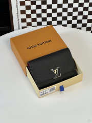 Uubags Louis Vuitton M62157 Capucines Compact Wallet In Black 13.5x9.5x3cm - 1