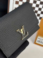 Uubags Louis Vuitton M62157 Capucines Compact Wallet In Black 13.5x9.5x3cm - 2