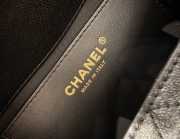 Uubags Chanel Mini Hobo Bag Quilted Leather In Black 23x13x8cm - 2