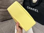 Uubags Chanel Mini Hobo Bag Quilted Leather In Yellow 23x13x8cm - 2