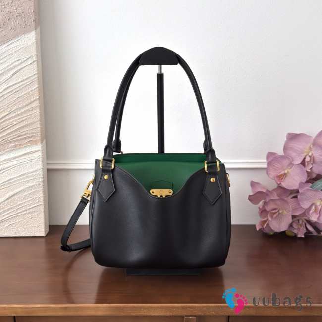 Uubags Louis Vuitton M3A220 Speedpocket Bag In Black/Gazon Green Lambskin leather 26x19x16cm - 1