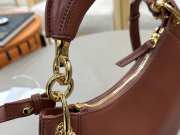 Uubags small Chloé Banana zipped hobo bag in soft leather blushy brown 31x20x2.5cm - 4