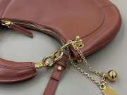 Uubags small Chloé Banana zipped hobo bag in soft leather blushy brown 31x20x2.5cm - 2