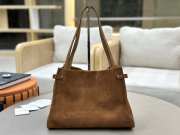 Uubags Large Chloé Embellished Suede Shoulder Bag In Tan 34x25x17cm - 5
