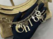 Uubags Small Chloé Embellished Suede Shoulder Bag In Beige 13x24x11cm - 3