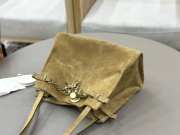 Uubags Large Chloé Embellished Suede Shoulder Bag In Beige 34x25x17cm - 2