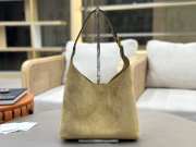 Uubags Chloe medium Marcie hobo bag in beige suede leather 28x21x10cm - 4