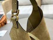 Uubags Chloe medium Marcie hobo bag in beige suede leather 28x21x10cm - 6