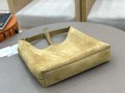 Uubags Chloe large Marcie hobo bag in beige suede leather 36x29x10cm - 4