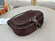 Uubags Chloe small Marcie shoulder bag in blushy brown suede leather 37x25x9.5cm - 6