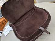 Uubags Chloe small Marcie shoulder bag in blushy brown suede leather 37x25x9.5cm - 2