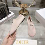Uubags Dior Knit Flat Pink Knit Embroidered - 6
