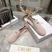 Uubags Dior Knit Flat Pink Knit Embroidered - 3