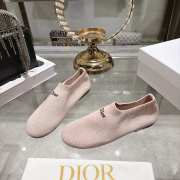 Uubags Dior Knit Flat Pink Knit Embroidered - 2