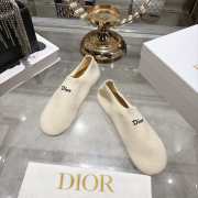 Uubags Dior Knit Flat White Knit Embroidered - 3