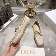 Uubags Dior Rive Boat Shoe White Calfskin - 2