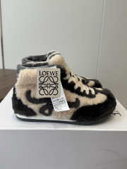 Uubags Loewe Ballet Runner 2.0 shearling sneakers in black - 6