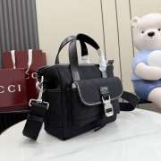 Uubags Gucci GG Canvas Small Tote Bag Black GG Canvas 23x21x11cm - 5