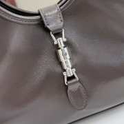 Uubags Gucci Mercato small tote bag in dark brown leather 26x23x11cm - 4