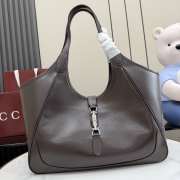 Uubags Gucci Mercato medium tote bag in dark brown leather 35x28x15cm - 1